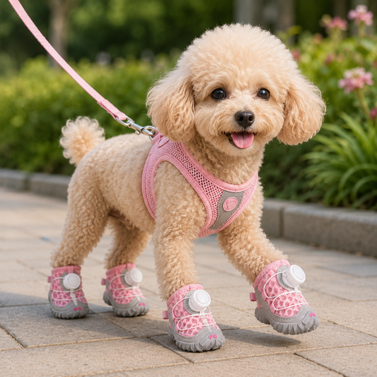 Dog Mesh Shoes 4-Pack