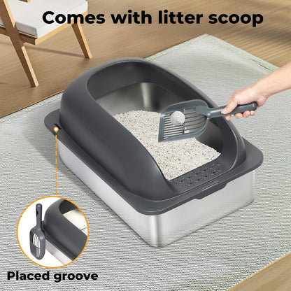 Stainless Steel Cat Litter Box