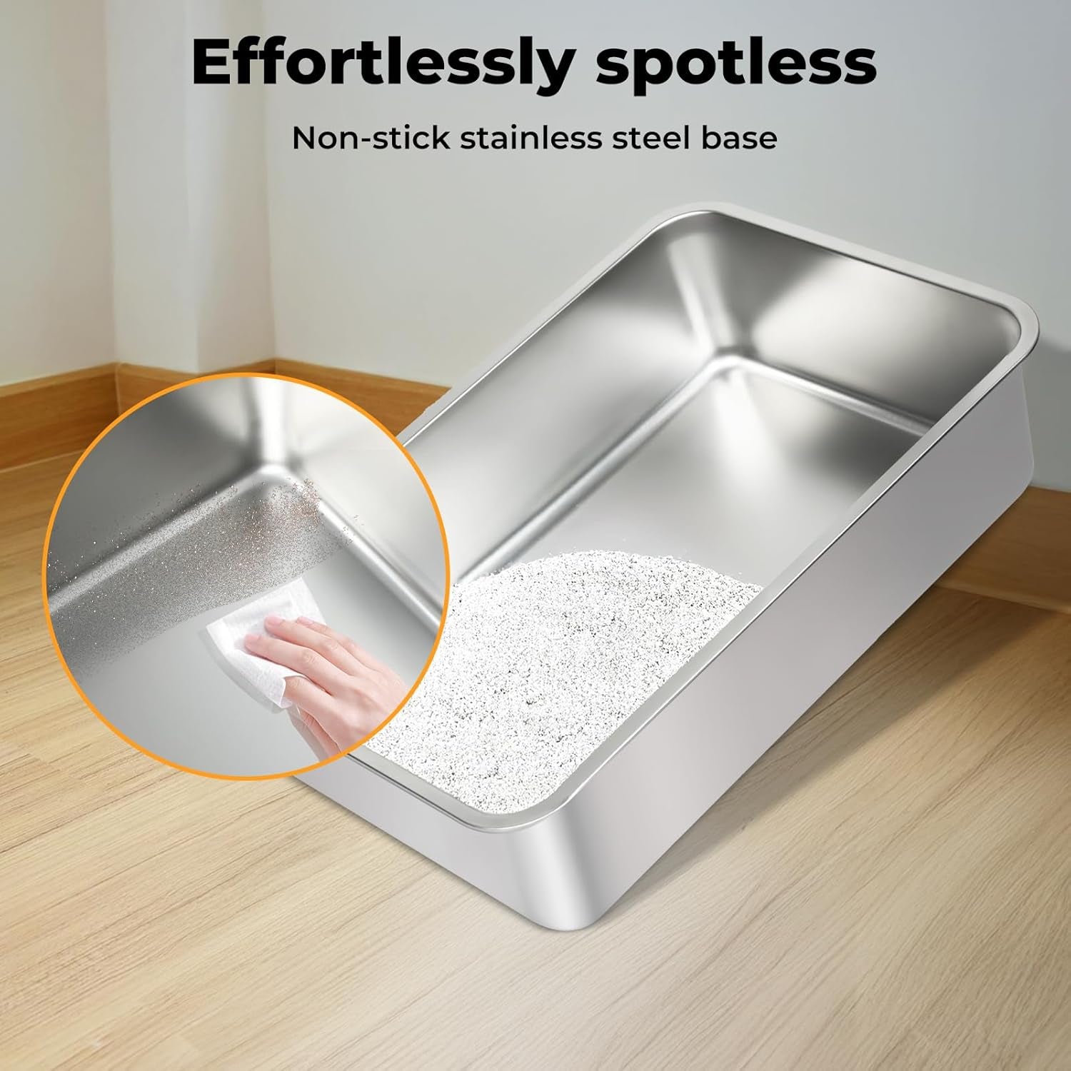 Stainless Steel Cat Litter Box