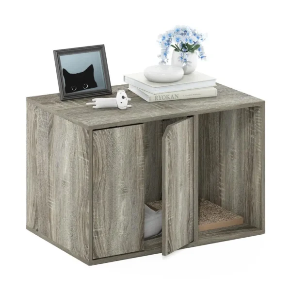 Peli Small Litter Box Enclosure, French Oak Grey - Image 4