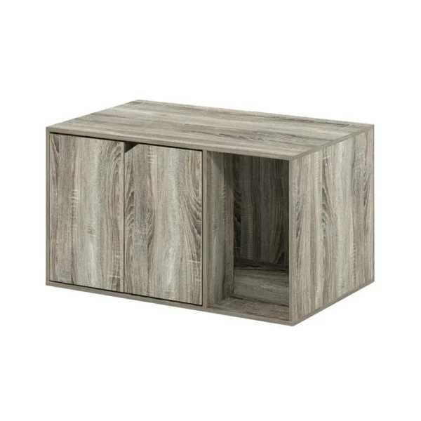 Peli Litter Box Enclosure, French Oak Grey