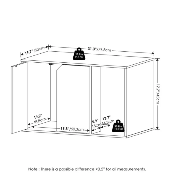 Peli Litter Box Enclosure, French Oak Grey - Image 2