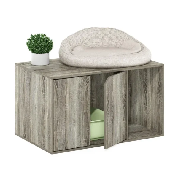 Peli Litter Box Enclosure, French Oak Grey - Image 4